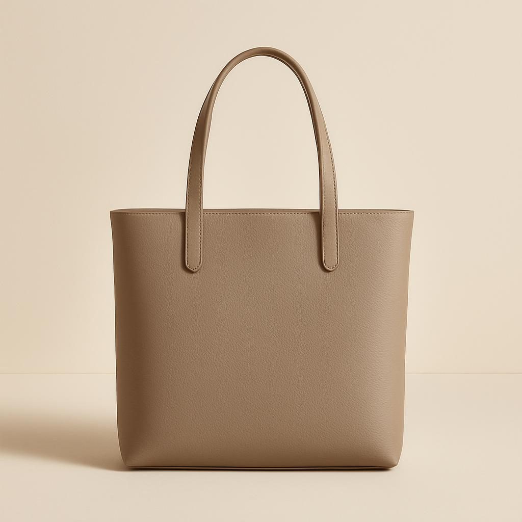 Leather tote